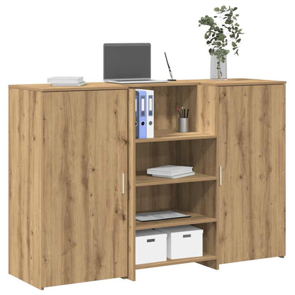 Recepční Stůl Dub Artisan 155X50X103,5 Cm Kompozitní Dřevo