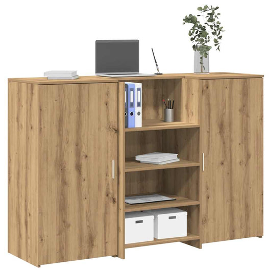 Recepční Stůl Dub Artisan 155X50X103,5 Cm Kompozitní Dřevo