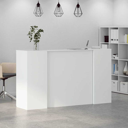 Recepční Stůl Bílý 180X50X103,5 Cm Kompozitní Dřevo