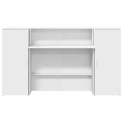 Recepční Stůl Bílý 180X50X103,5 Cm Kompozitní Dřevo