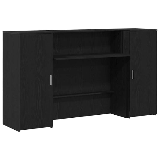 Recepční Stůl Černý Dub 180 X 50 X 103,5 Cm, Konstrukční Dřevo