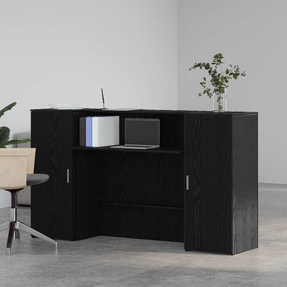 Recepční Stůl Černý Dub 180 X 50 X 103,5 Cm, Konstrukční Dřevo