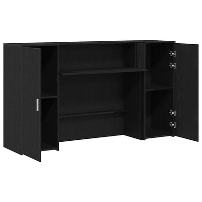 Recepční Stůl Černý Dub 180 X 50 X 103,5 Cm, Konstrukční Dřevo