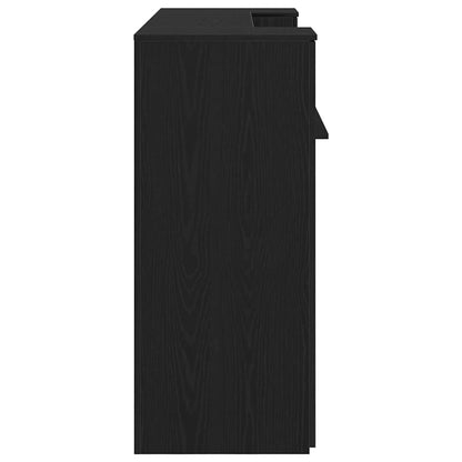 Recepční Stůl Černý Dub 180 X 50 X 103,5 Cm, Konstrukční Dřevo