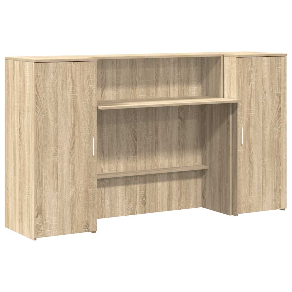 Recepční Stůl Dub Sonoma 180X50X103,5 Cm Kompozitní Dřevo