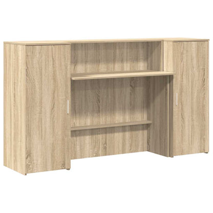 Recepční Stůl Dub Sonoma 180X50X103,5 Cm Kompozitní Dřevo