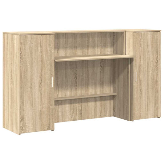 Recepční Stůl Dub Sonoma 180X50X103,5 Cm Kompozitní Dřevo