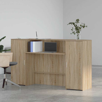 Recepční Stůl Dub Sonoma 180X50X103,5 Cm Kompozitní Dřevo