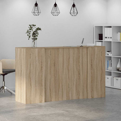 Recepční Stůl Dub Sonoma 180X50X103,5 Cm Kompozitní Dřevo