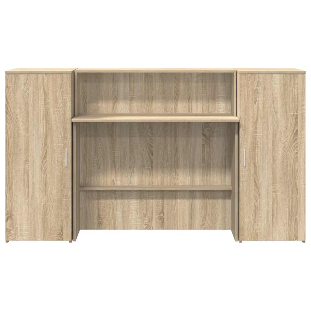 Recepční Stůl Dub Sonoma 180X50X103,5 Cm Kompozitní Dřevo