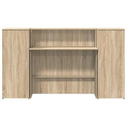 Recepční Stůl Dub Sonoma 180X50X103,5 Cm Kompozitní Dřevo