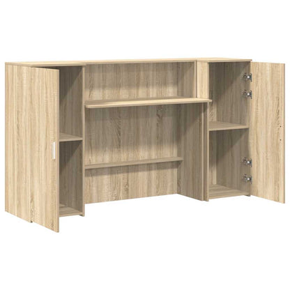Recepční Stůl Dub Sonoma 180X50X103,5 Cm Kompozitní Dřevo