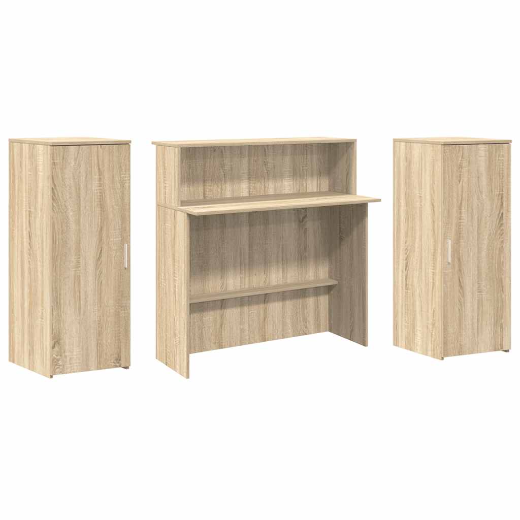Recepční Stůl Dub Sonoma 180X50X103,5 Cm Kompozitní Dřevo