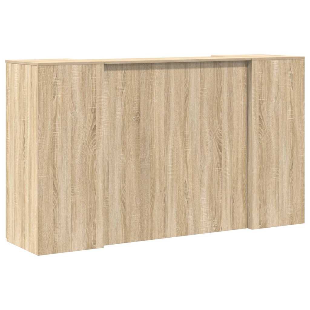 Recepční Stůl Dub Sonoma 180X50X103,5 Cm Kompozitní Dřevo