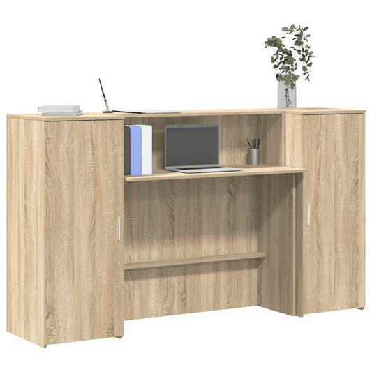 Recepční Stůl Dub Sonoma 180X50X103,5 Cm Kompozitní Dřevo
