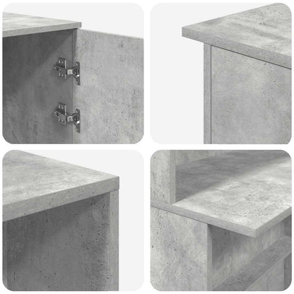 Recepční Stůl Betonově Šedý 180X50X103,5 Cm Kompozitní Dřevo