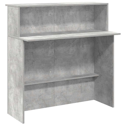 Recepční Stůl Betonově Šedý 180X50X103,5 Cm Kompozitní Dřevo