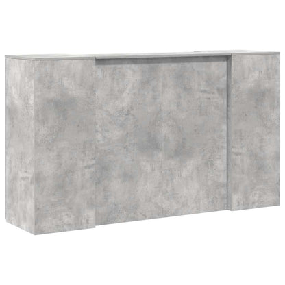 Recepční Stůl Betonově Šedý 180X50X103,5 Cm Kompozitní Dřevo