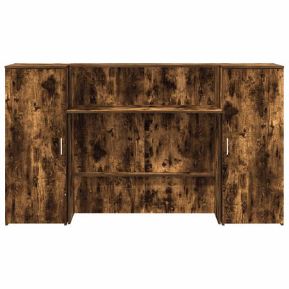Recepční Stůl Kouřový Dub 180X50X103,5 Cm Kompozitní Dřevo