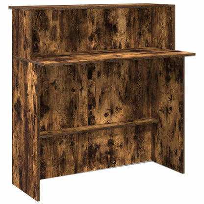 Recepční Stůl Kouřový Dub 180X50X103,5 Cm Kompozitní Dřevo