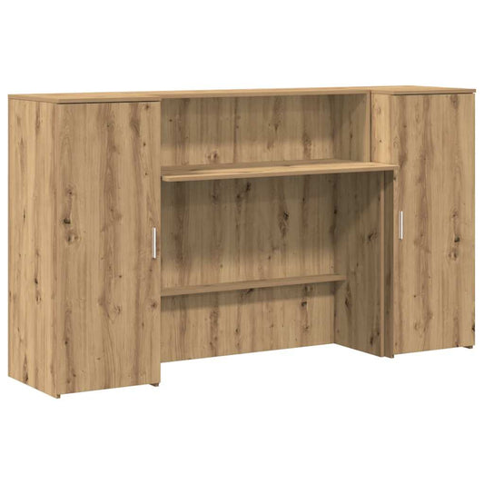 Recepční Stůl Dub Artisan 180X50X103,5 Cm Kompozitní Dřevo