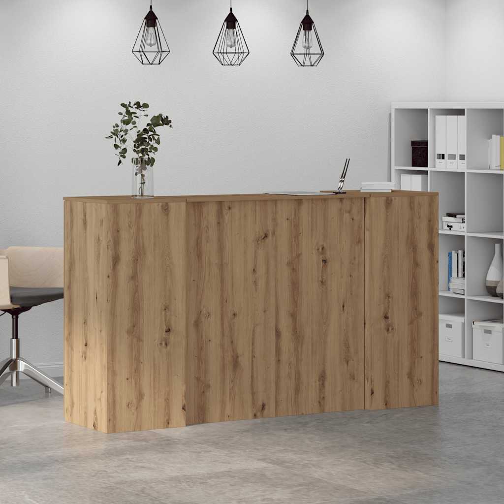 Recepční Stůl Dub Artisan 180X50X103,5 Cm Kompozitní Dřevo