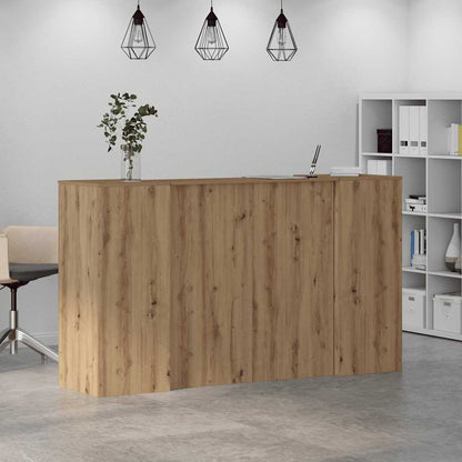 Recepční Stůl Dub Artisan 180X50X103,5 Cm Kompozitní Dřevo