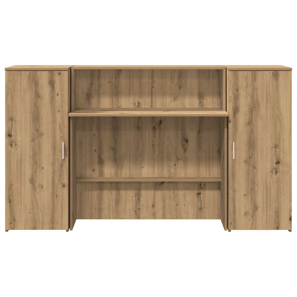 Recepční Stůl Dub Artisan 180X50X103,5 Cm Kompozitní Dřevo