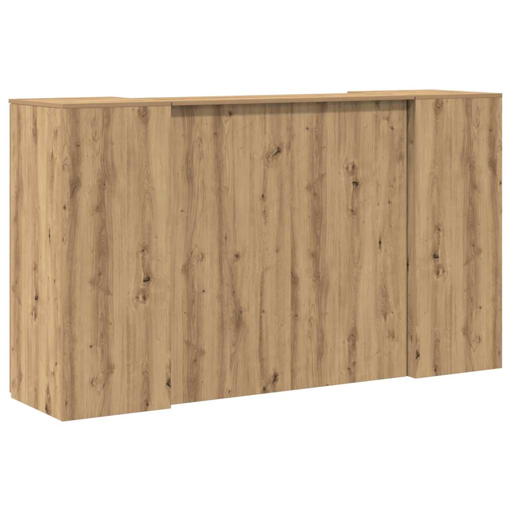 Recepční Stůl Dub Artisan 180X50X103,5 Cm Kompozitní Dřevo
