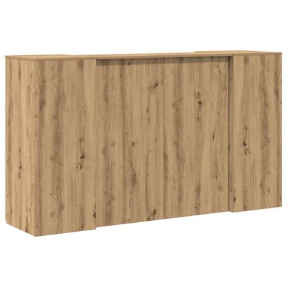 Recepční Stůl Dub Artisan 180X50X103,5 Cm Kompozitní Dřevo