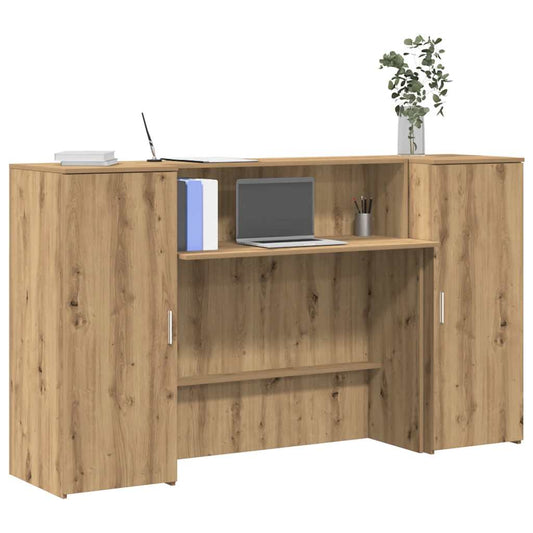 Recepční Stůl Dub Artisan 180X50X103,5 Cm Kompozitní Dřevo