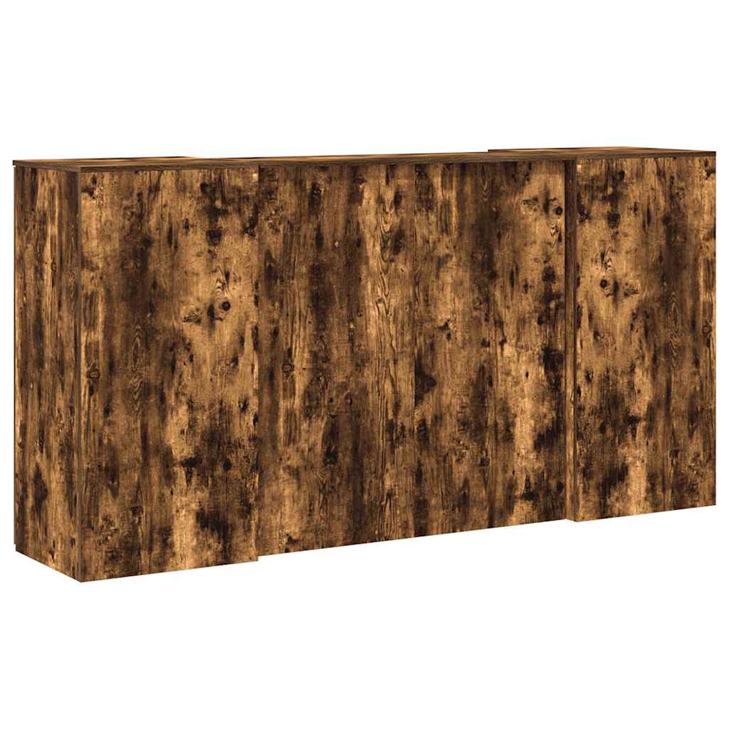Recepční Stůl Kouřový Dub 200X50X103,5 Cm Kompozitní Dřevo