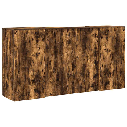 Recepční Stůl Kouřový Dub 200X50X103,5 Cm Kompozitní Dřevo