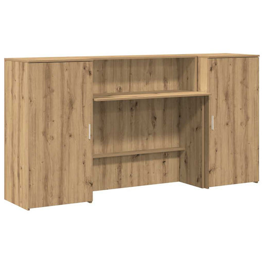 Recepční Stůl Dub Artisan 200X50X103,5 Cm Kompozitní Dřevo