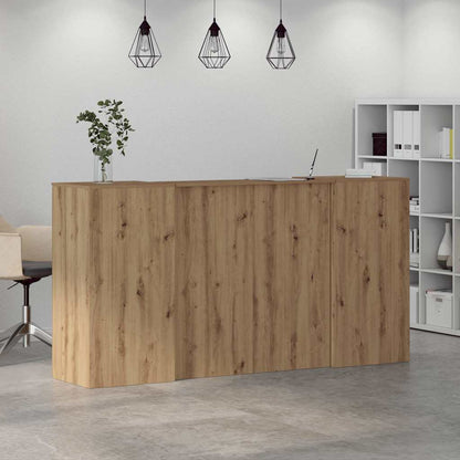 Recepční Stůl Dub Artisan 200X50X103,5 Cm Kompozitní Dřevo