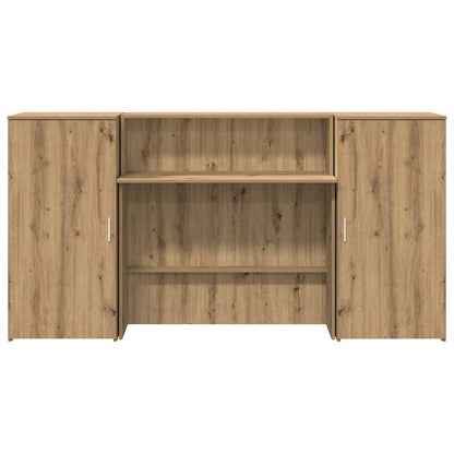 Recepční Stůl Dub Artisan 200X50X103,5 Cm Kompozitní Dřevo