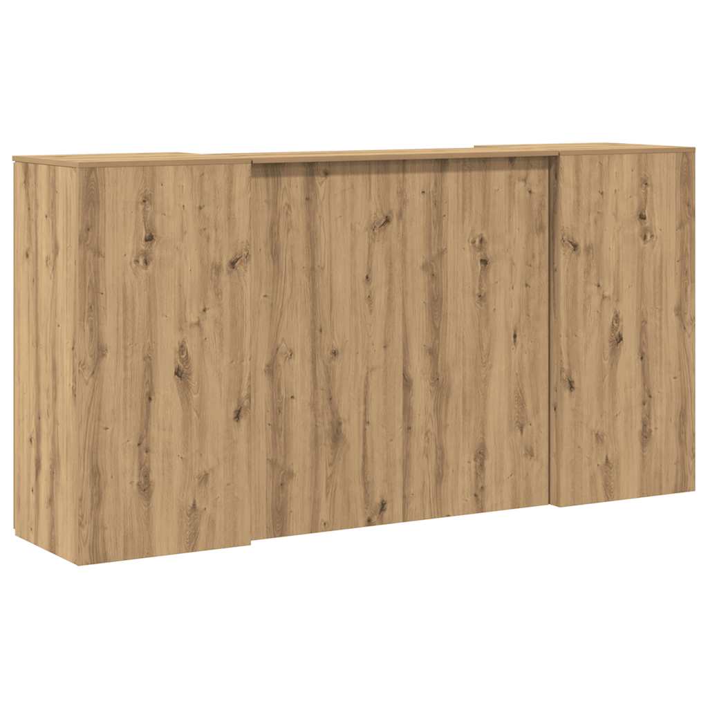 Recepční Stůl Dub Artisan 200X50X103,5 Cm Kompozitní Dřevo