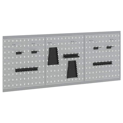 Panel Na Nářadí 3 Ks Šedá 150 X 1 X