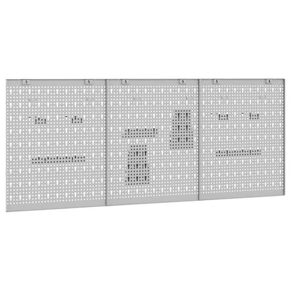 Panel Na Nářadí 3 Ks Šedá 150 X 1 X