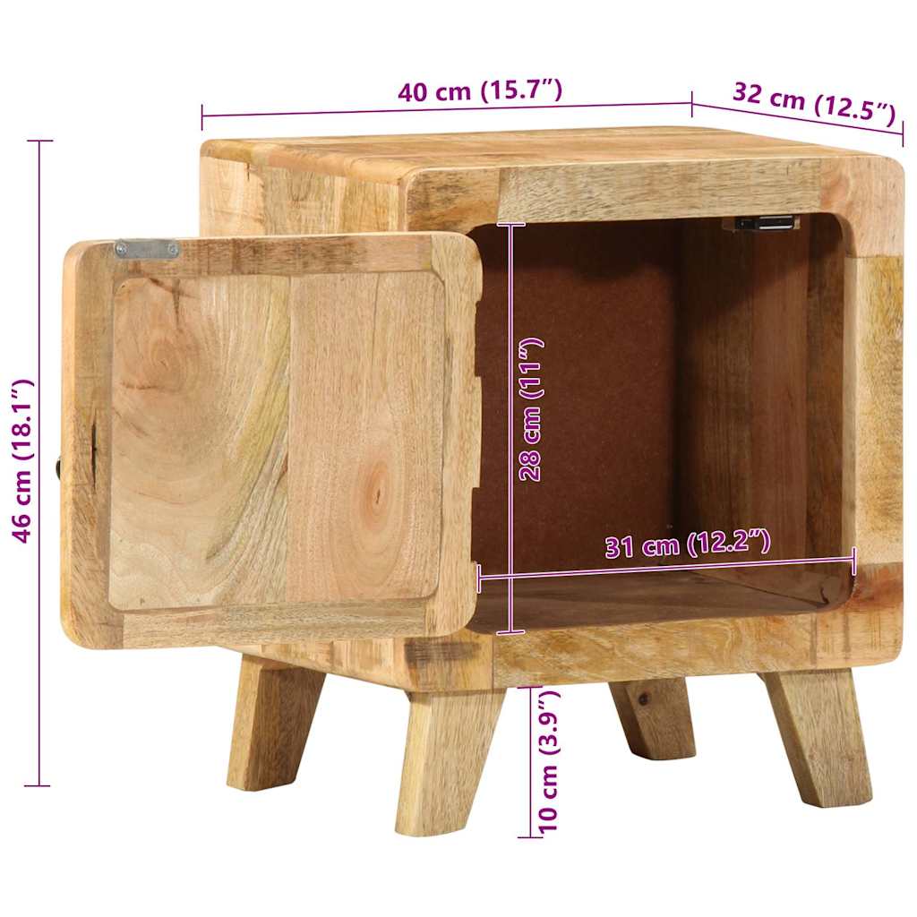Noční Stolky 2 Ks 40X32X46 Cm