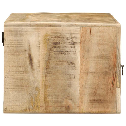 Nástěnná Tv Skříňka 100X32X25 Cm Masivní Dřevo, Surové Mango