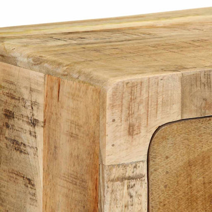 Nástěnná Tv Skříňka 100X32X25 Cm Masivní Dřevo, Surové Mango