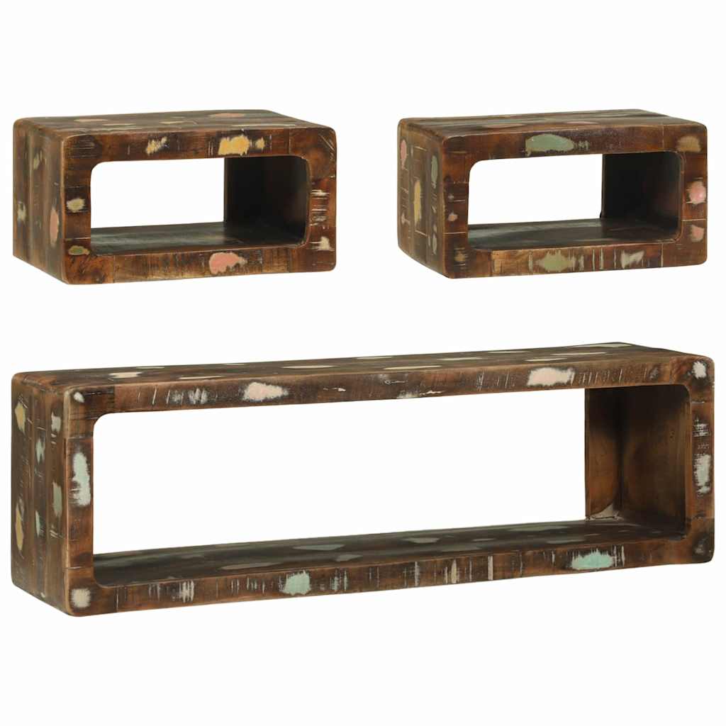 Sestava Tv Skříněk 3 Ks Vícebarevný 100 X 30 X 32 Cm
