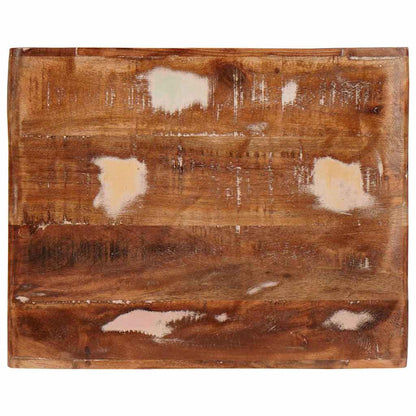 Odkládací Stolek Hnědá 40 X 32 X 46 Cm Masivní Obnovované Dřevo