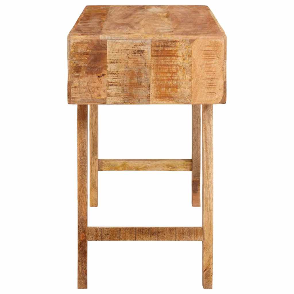 Kosmetický Stůl Hnědá 90 X 76 X 45 Cm Masivní Mangové Dřevo