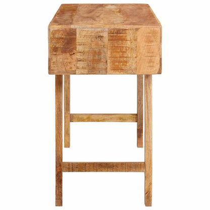Kosmetický Stůl Hnědá 90 X 76 X 45 Cm Masivní Mangové Dřevo