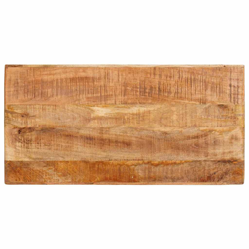 Kosmetický Stůl Hnědá 90 X 76 X 45 Cm Masivní Mangové Dřevo