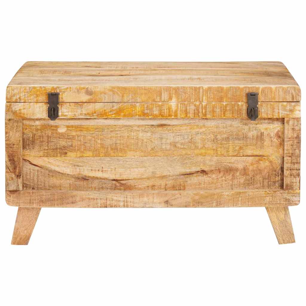 Úložná Krabice 70 X 35 X 40 Cm Masivní Mangovníkové Dřevo