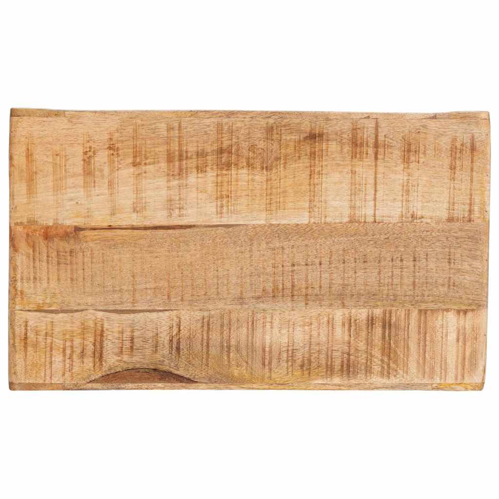 Odkládací Stolek Hnědá 60 X 35 X 46 Cm Masivní Mangové Dřevo