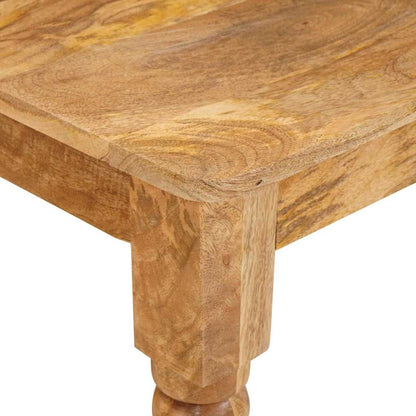 Konferenční Stolek Hnědá 110 X 55 X 77 Cm Masivní Mangové Dřevo
